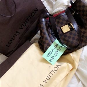 louis vuitton damier ebene canvas hampstead mm bag